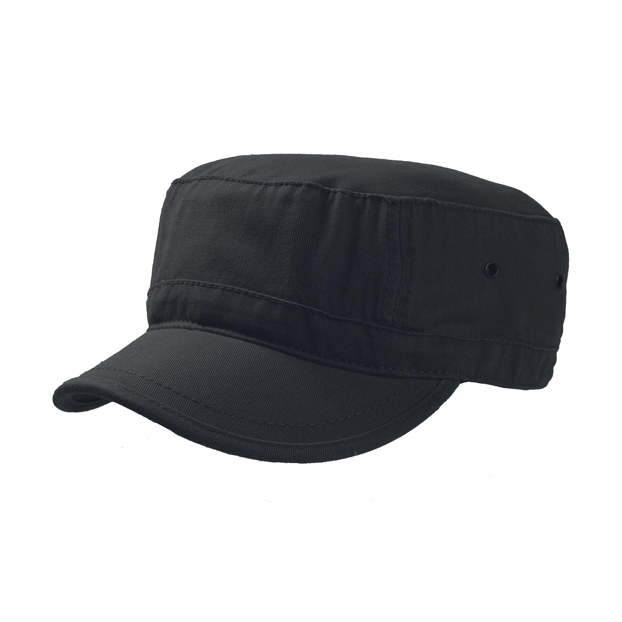 Chino Cotton Urban Military Cap (Black) 1/3