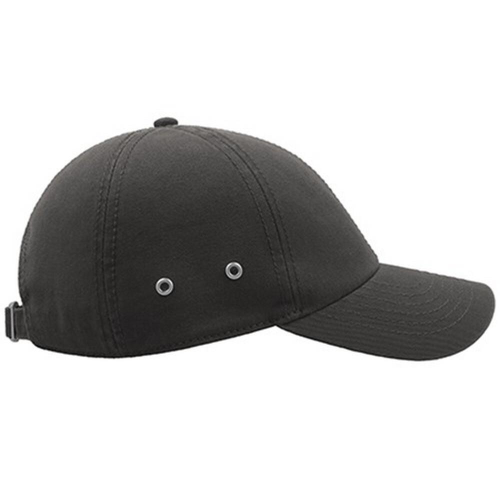 Action 6 Panel Chino Baseball Cap (Dark Grey) 3/4