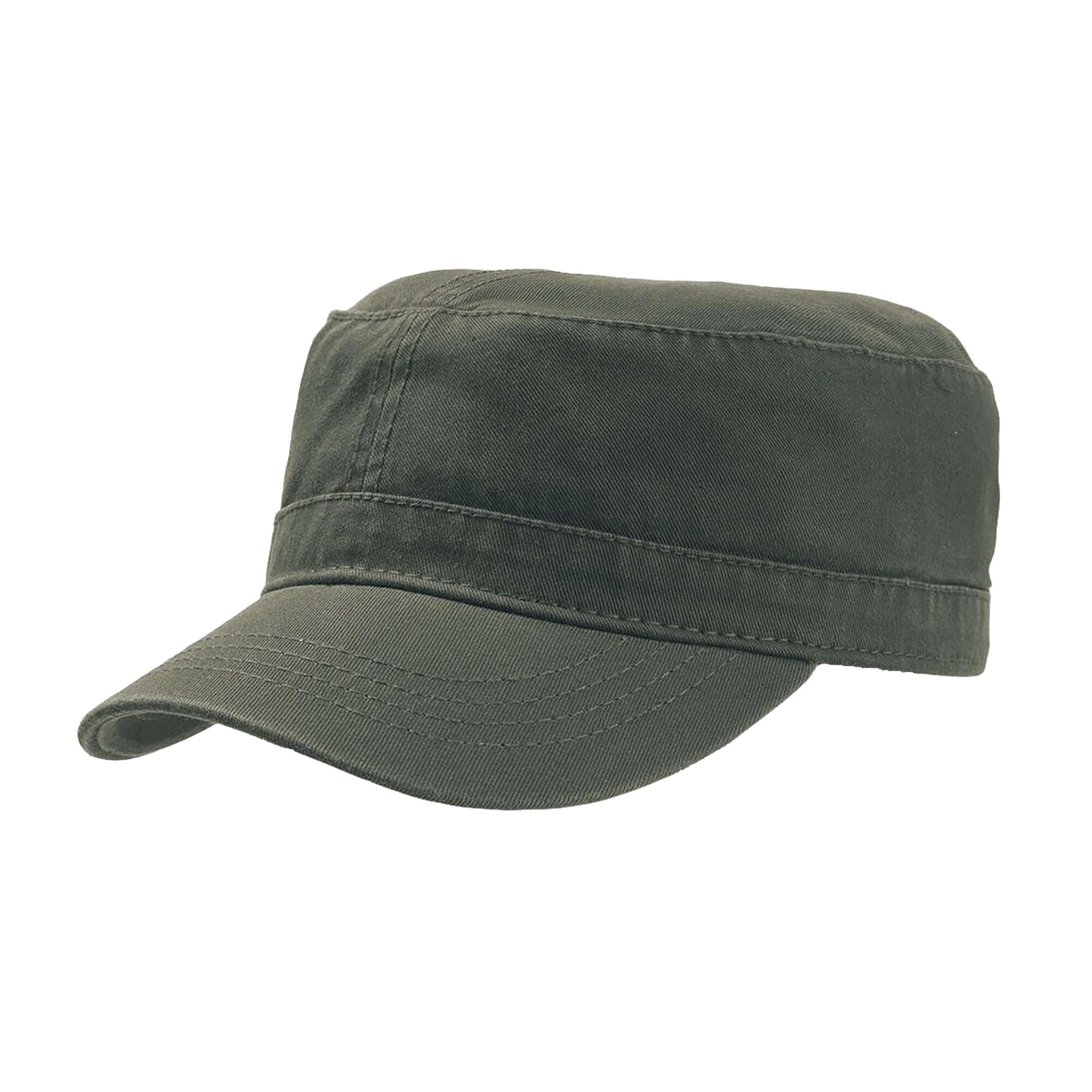 Chino Cotton Uniform Military Cap (Olive) 1/3