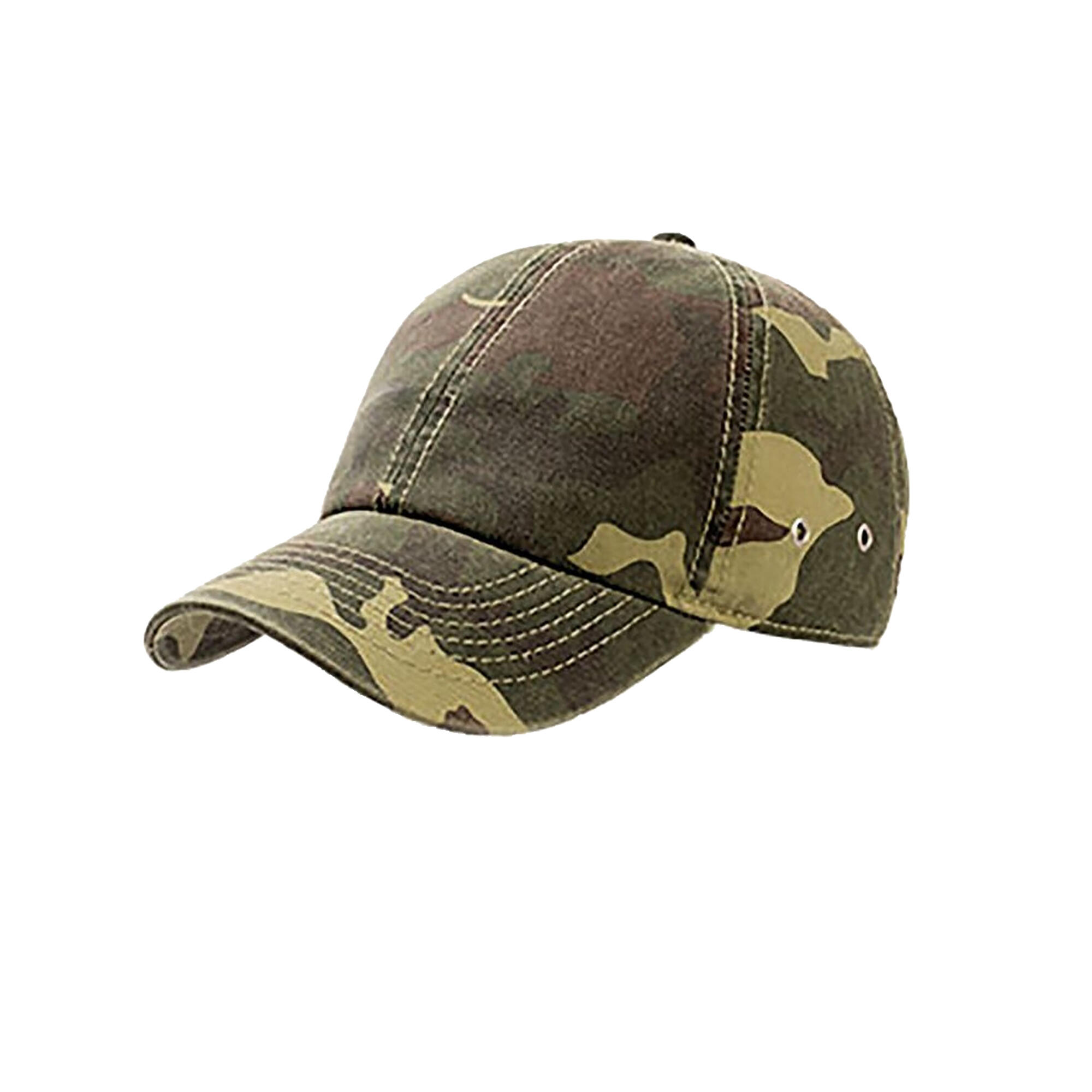 ATLANTIS Action 6 Panel Chino Baseball Cap (Camouflage)