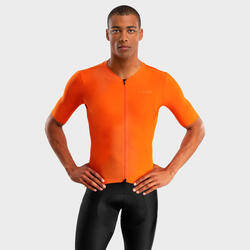 Maillot de manga corta hombre ultraligero ciclismo SRX PRO Altea Naranja Intenso