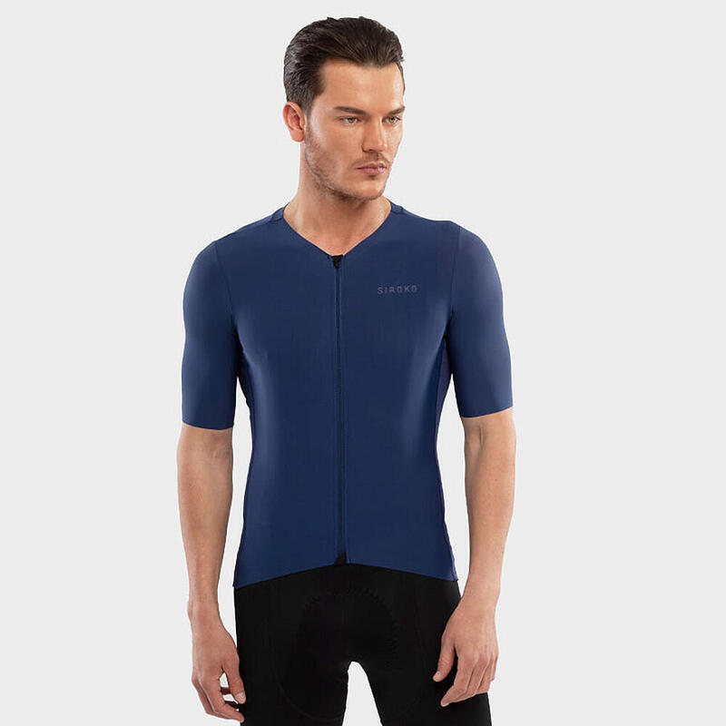 Maglia da ciclismo ultraleggera da uomo SRX PRO Tirreno SIROKO Blu Navy