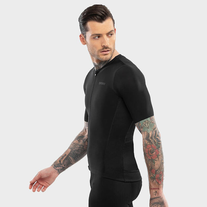 Mężczyzna Kolarstwo Męska ultralekka koszulka rowerowa SRX PRO HighTech Czarn