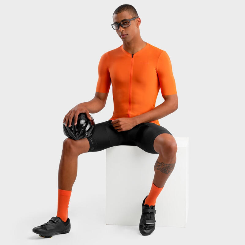 Heren Wielrennen ultralichtgewicht wielershirt SRX PRO Altea Levendig Oranje