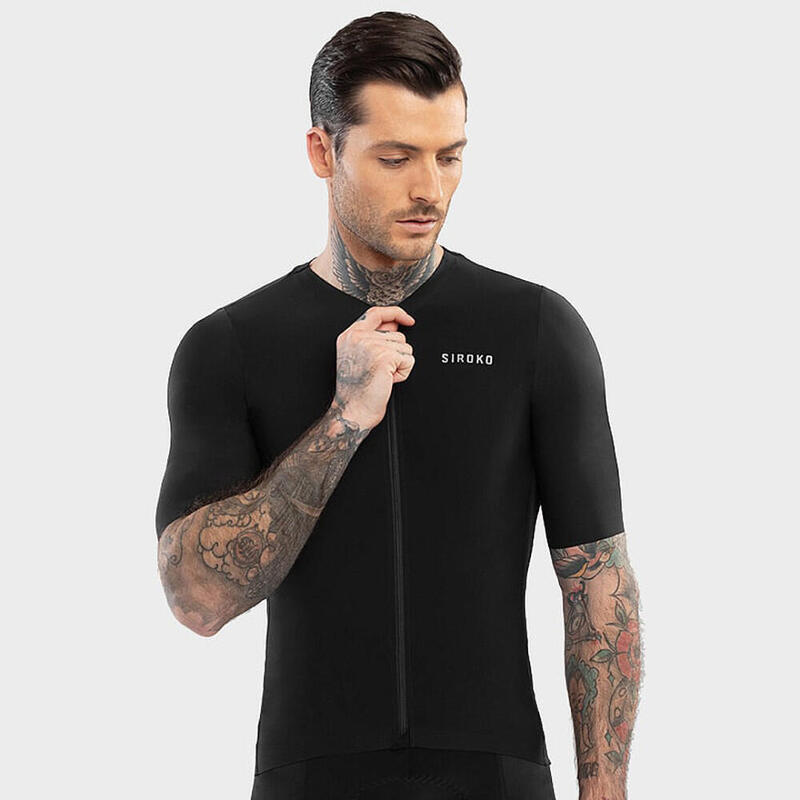 Herren Radsport ultraleichtes radtrikot für SRX PRO HighTech SIROKO Schwarz