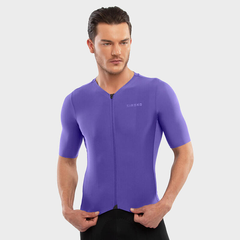 Maillot vélo ultraléger homme Cyclisme SRX PRO Veleta Violet