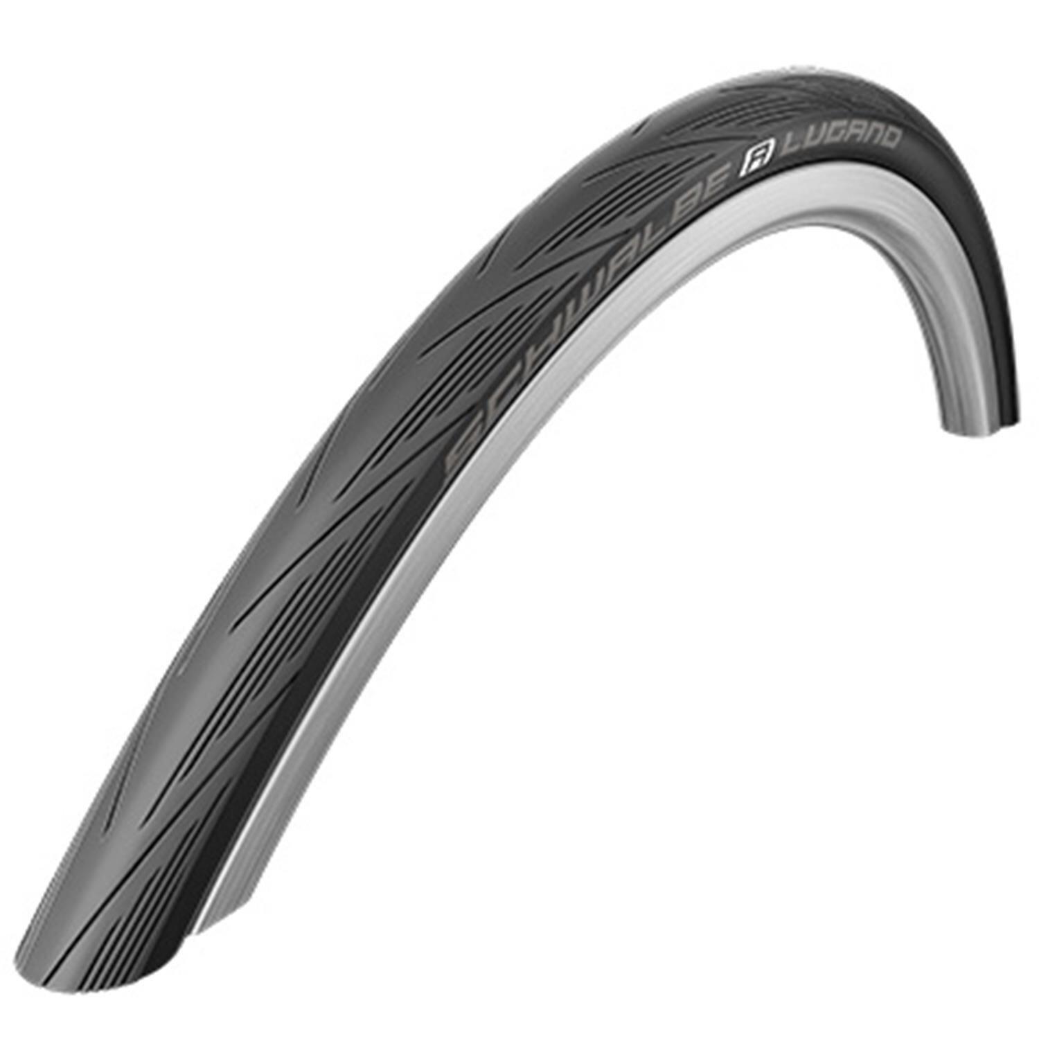 Schwalbe LUGANO II K-Guard 700 x 25C Black Tyre 1/5