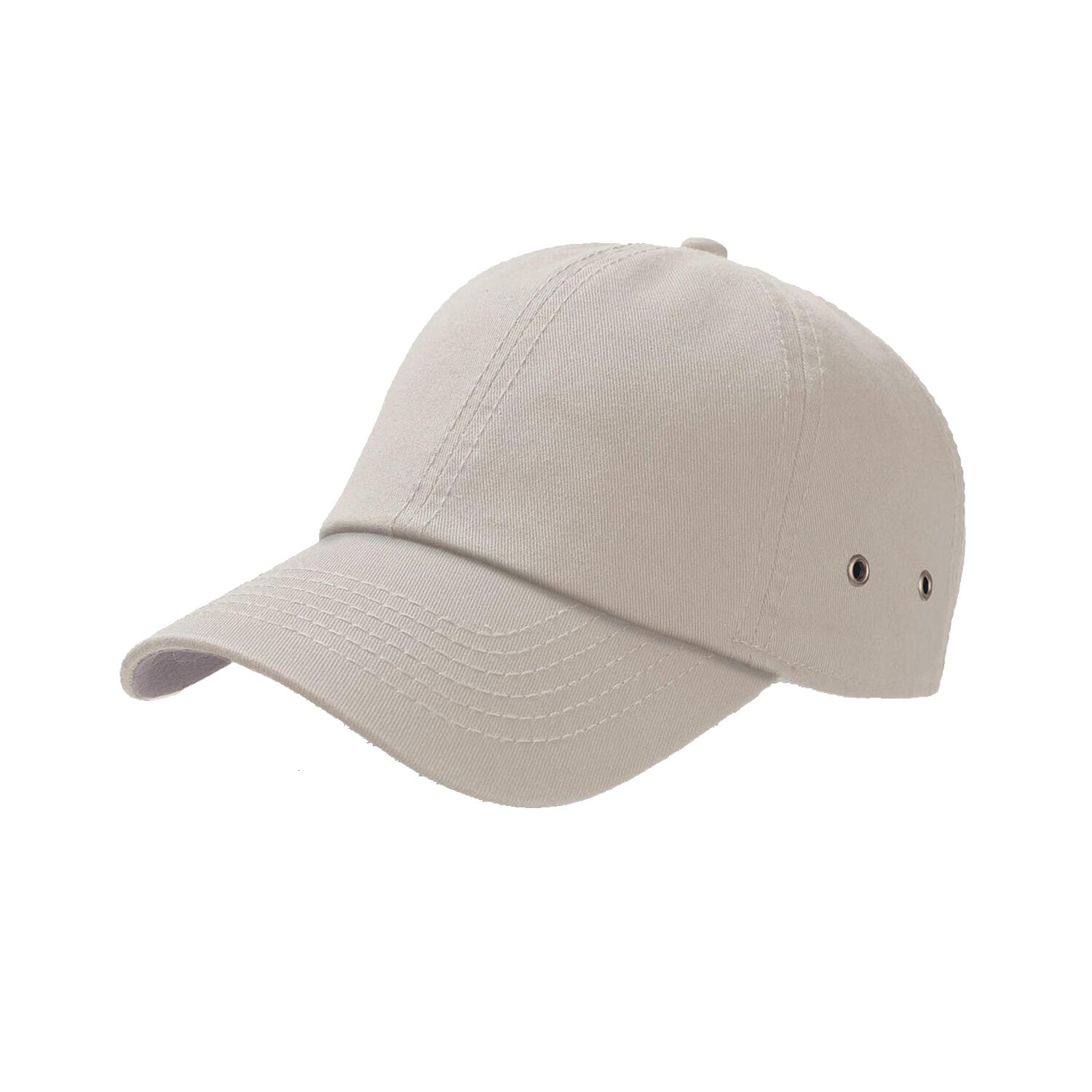 ATLANTIS Action 6 Panel Chino Baseball Cap (Stone)