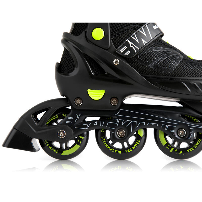 Patins em Linha Blackwheels Sonic fitness ajustáveis