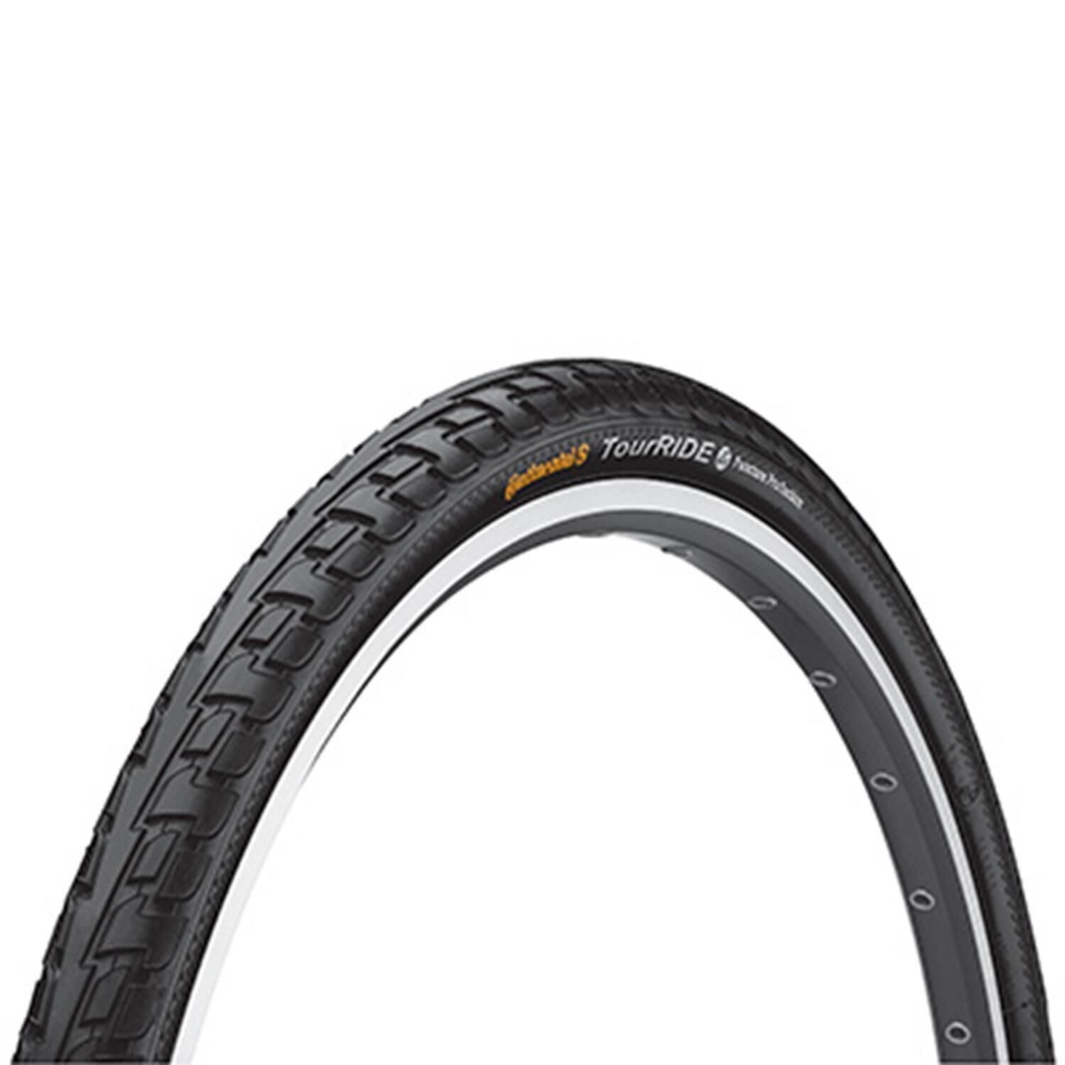 CONTINENTAL RIDE Tour Tyre-Wire Bead Urban Black/Black 700 X 32C Puncture Protection