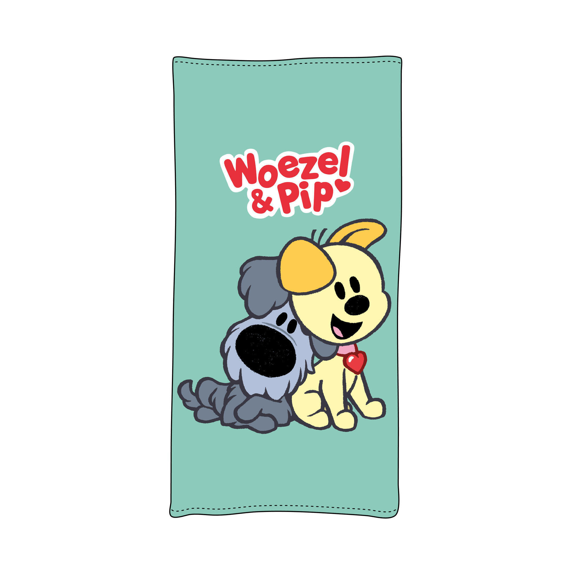 Woezel & Pip - Woezel & Pip Serviette De Plage Vert - Paréo - Vert - No Size - Decathlon