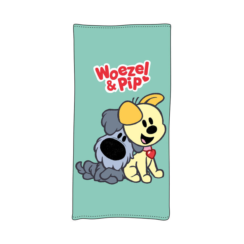 Woezel & Pip Serviette de Plage Bleu