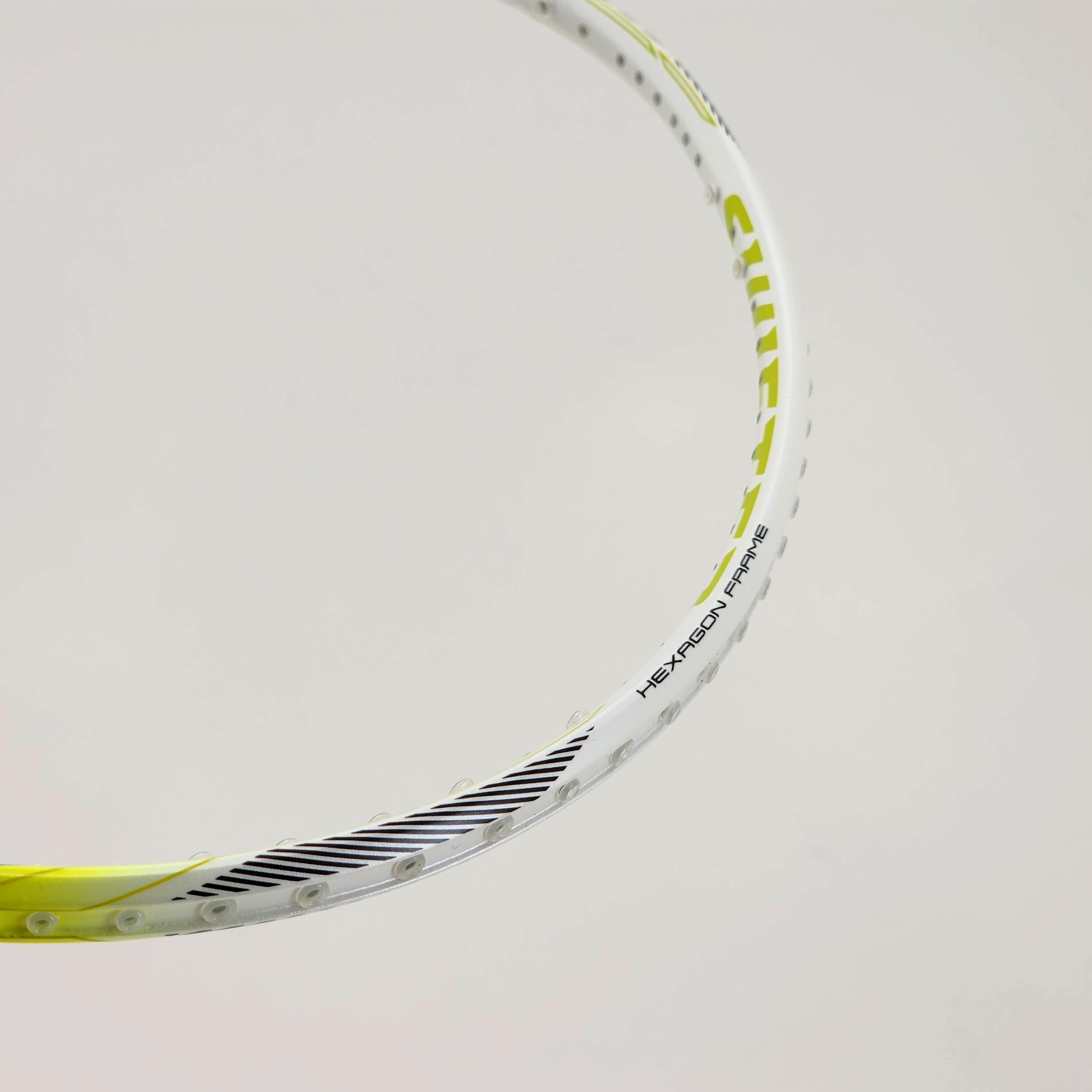 Badminton Racket Swifter SP76 WHITE/LIME (Unstrung)