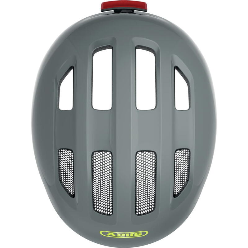 ABUS Casque de loisirs pour enfants "Smiley 3.0 Ace LED" gris