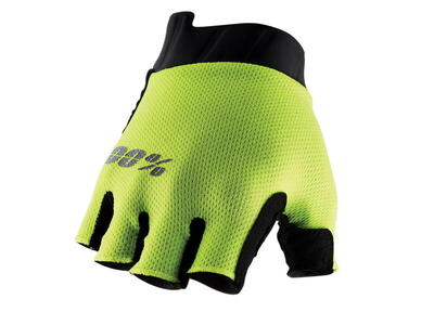 Exceeda Women's Gel Kurz-Finger-Handschuhe - fluo yellow