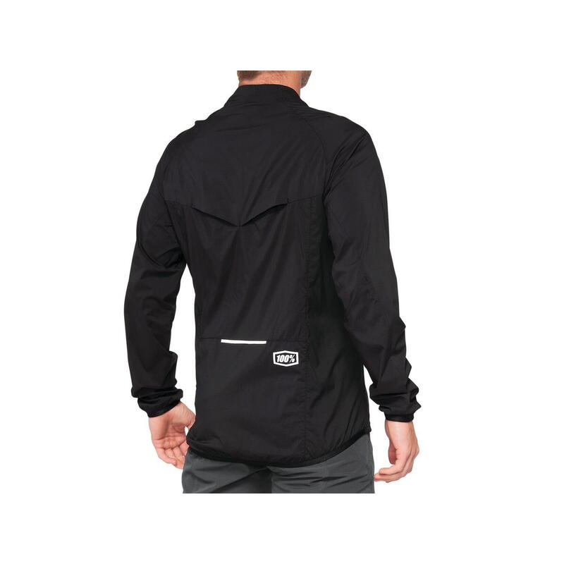 Corridor Stretch Windbreaker - negro