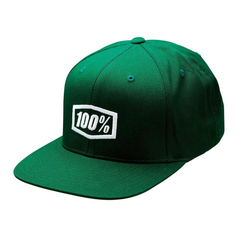 Icon AJ Fit Snapback Hat - Forest Green