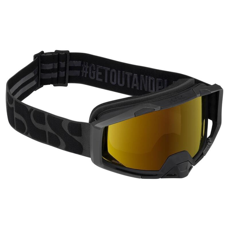 Trigger Goggle spiegel (laag profiel) - zwart