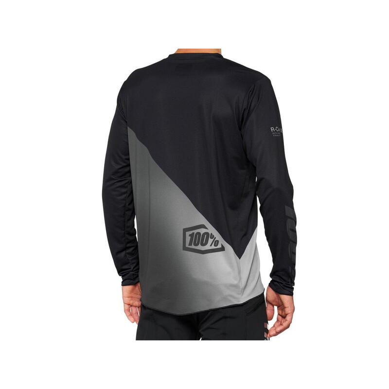 R-Core X Long Sleeve Jersey - zwart/grijs