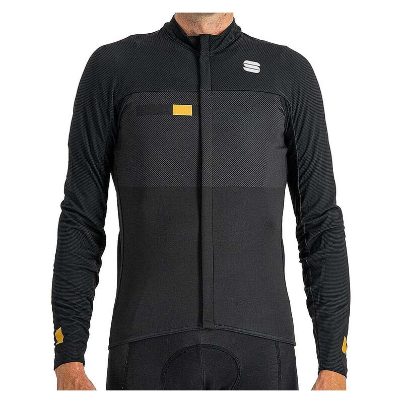 Maillot de bicycle touring manches longues homme Thermal Jersey noir