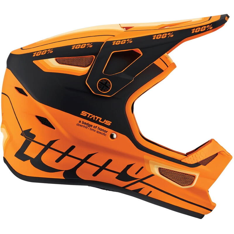 Casque Status youth - Topenga Orange/Black