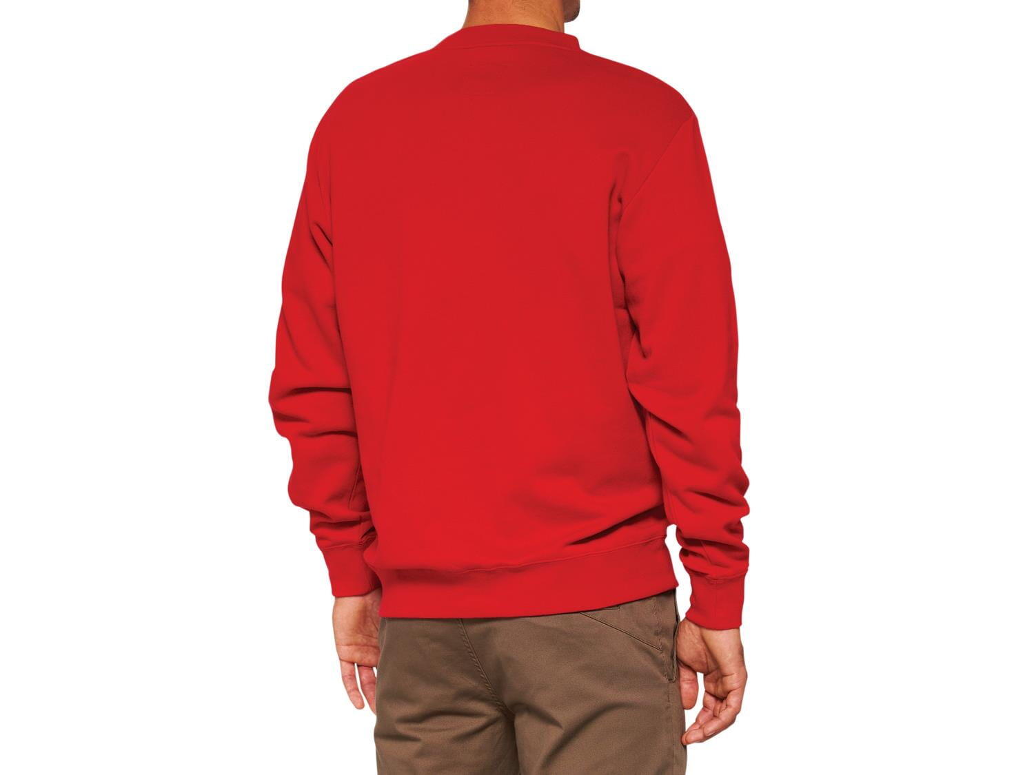 Icon Pullover Crewneck Sweatshirt - deep red 2/2