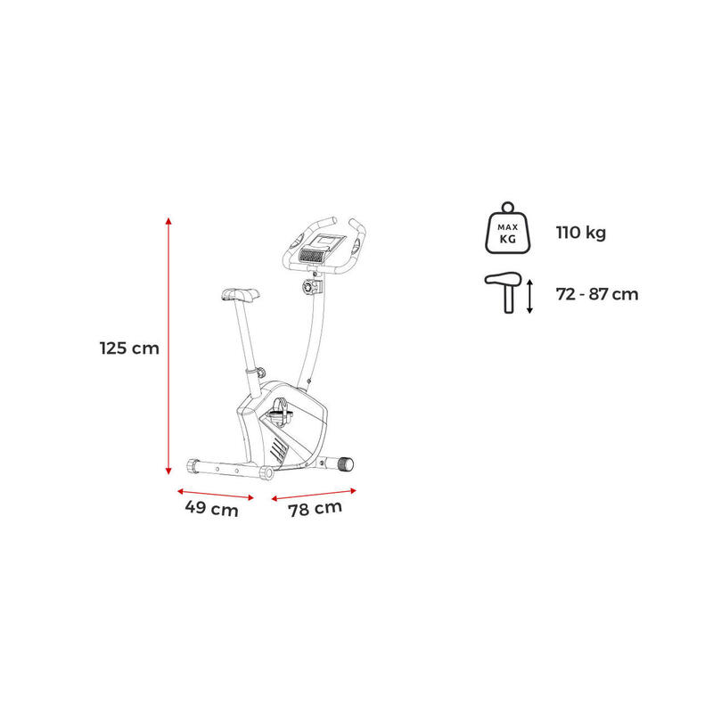 Rower treningowy magnetyczny Spokey LORDI