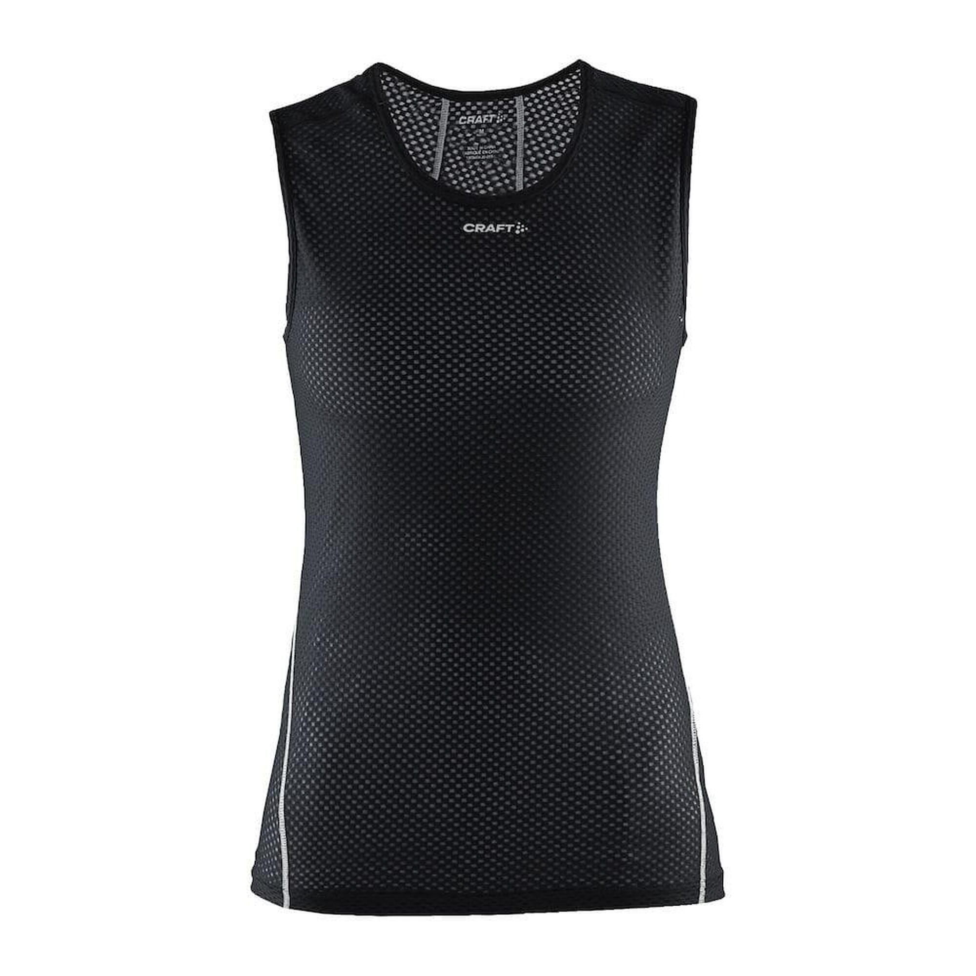 Cool Mesh Superlight Sleeveless Womens Baselayer  Black 1/3