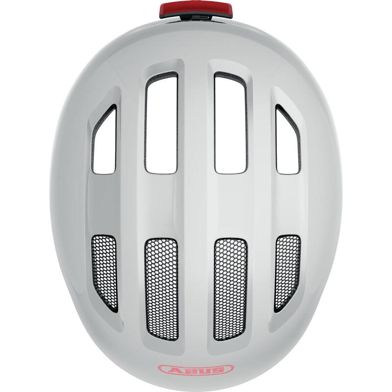 ABUS Casco per il tempo libero per bambini "Smiley 3.0 Ace LED" bianco