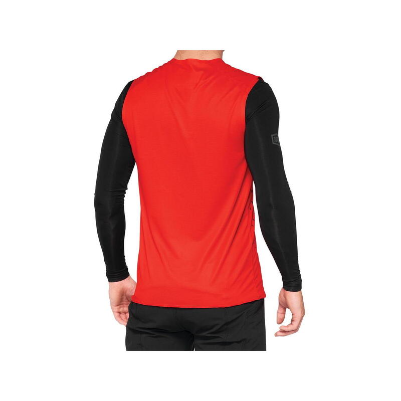 R-Core Concept Sleeveless Jersey - red