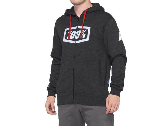 Syndicate full-zip Hoody - black