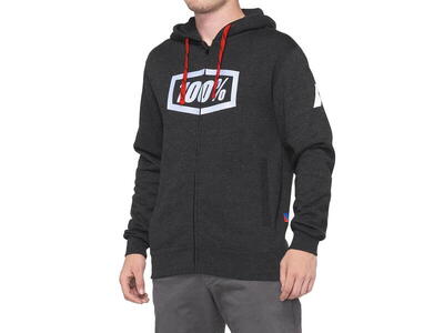 Syndicate full-zip hoody - zwart