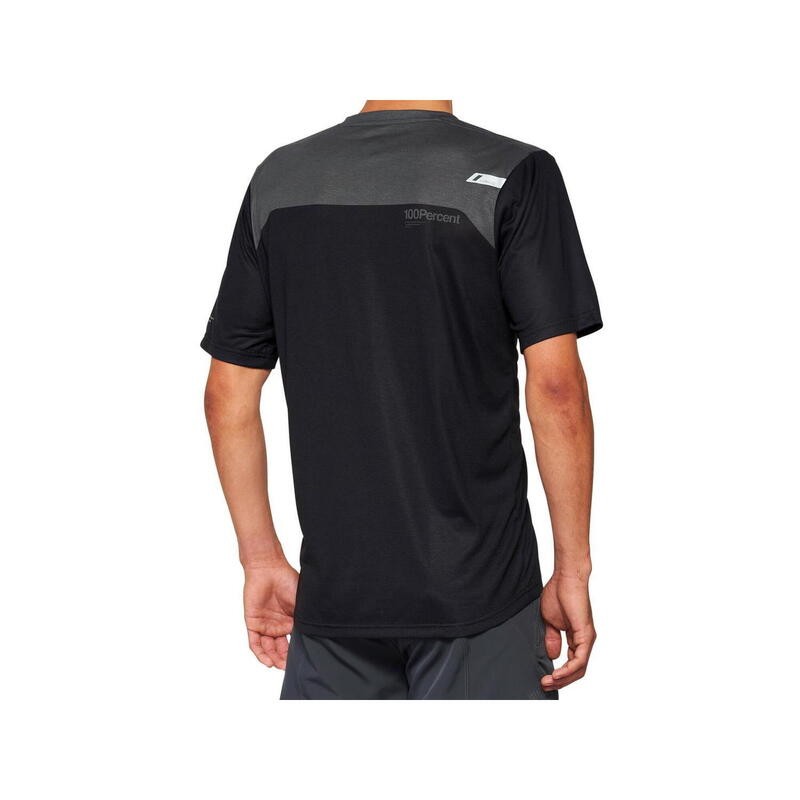 Airmatic Short Sleeve Jersey - Black/Charcoal