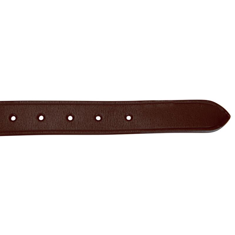 ceinture d'équitation en cuir avec motif géométrique
