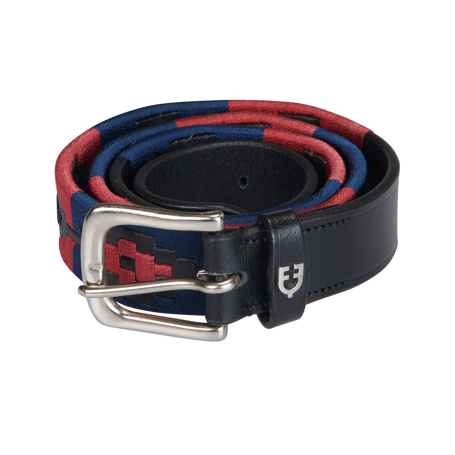 EQUESTRO Horse Ride lederen riem met zuidwestpatroon