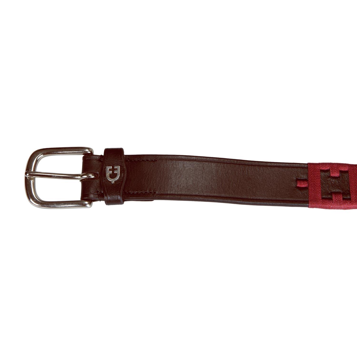 Horse paardrijden lederen riem met geometrisch patroon 2/7