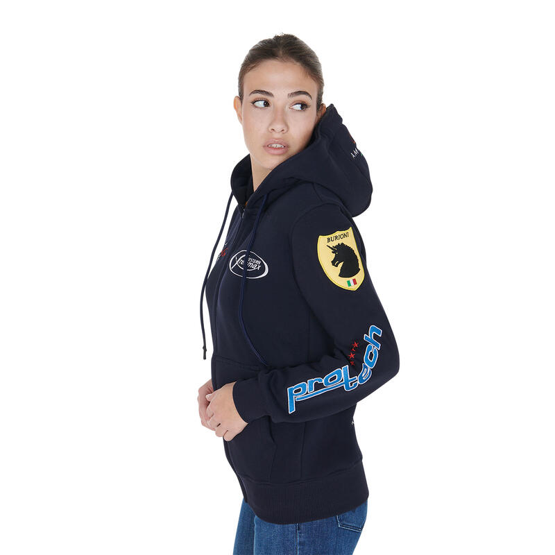 Unisex multi-logo hoodie