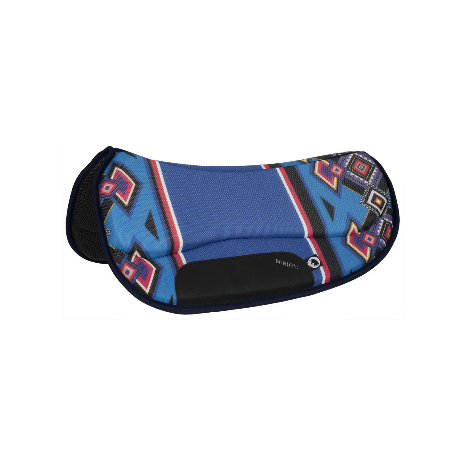 BURIONI Barrel Western Saddle Pad in Symaptex en Tecno Fabric