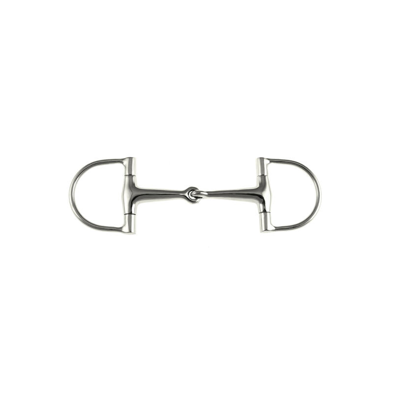 Solide d ring snaffle bit