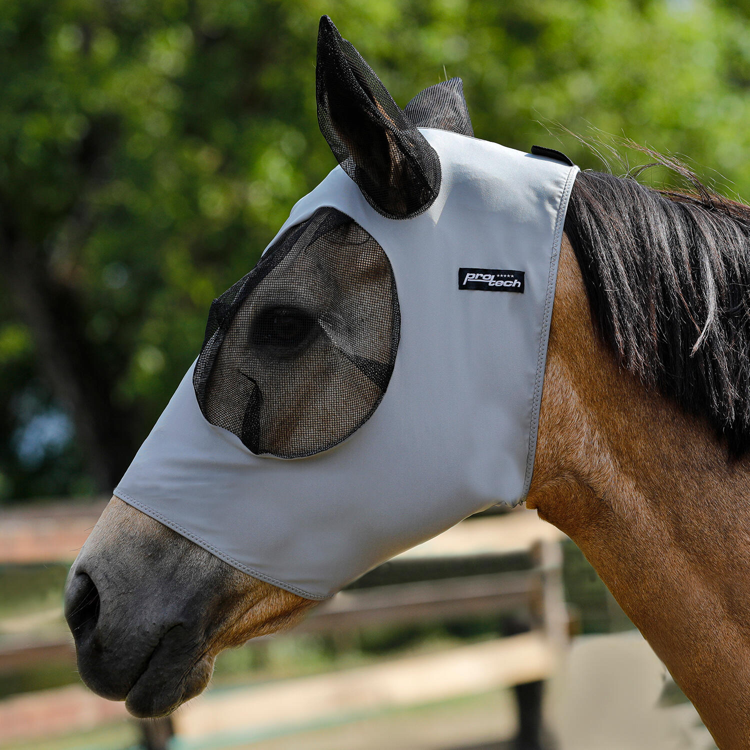 PRO-TECH MASCHERA ANTI MOSCHE IN LYCRA CON RETINA COPRIORECCHIE TECH