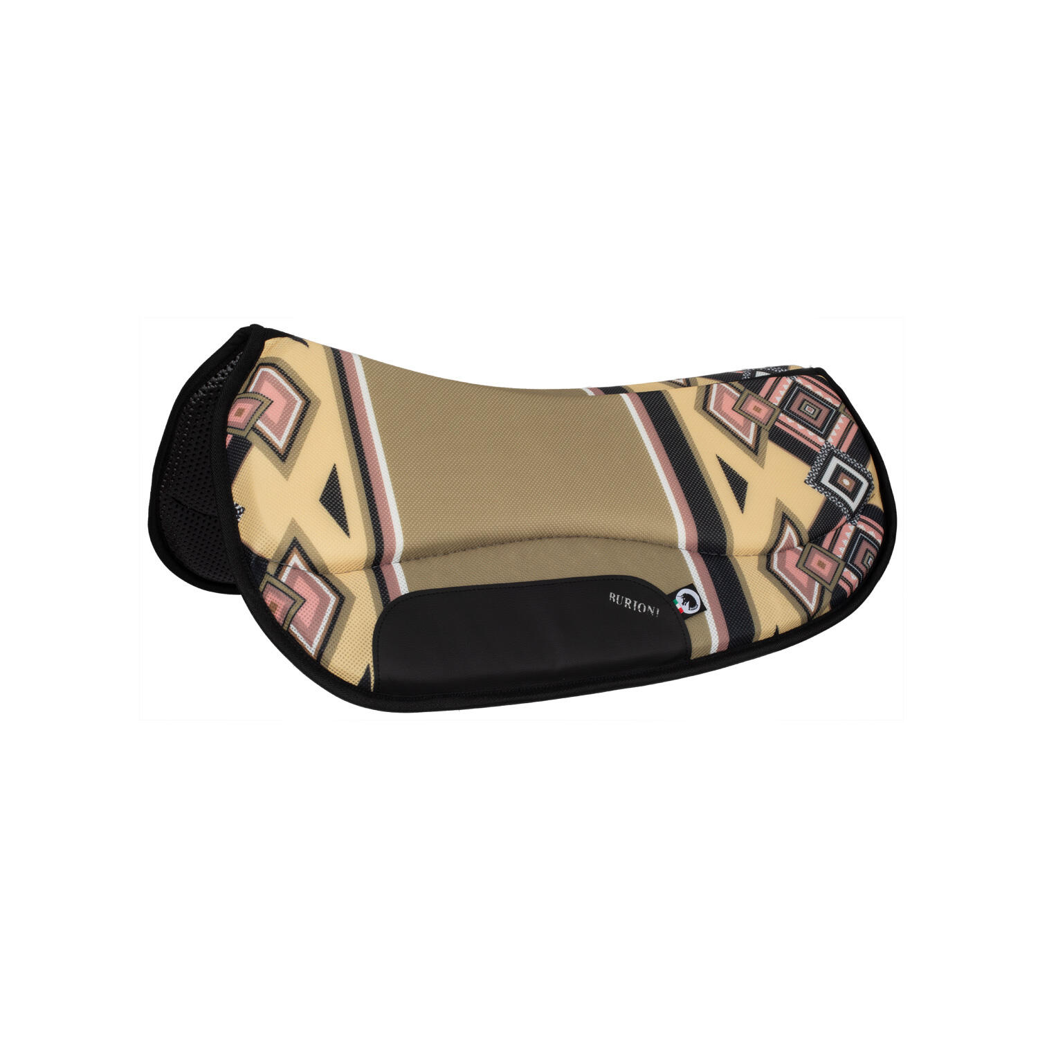 BURIONI Barrel Western Saddle Pad in Symaptex en Tecno Fabric