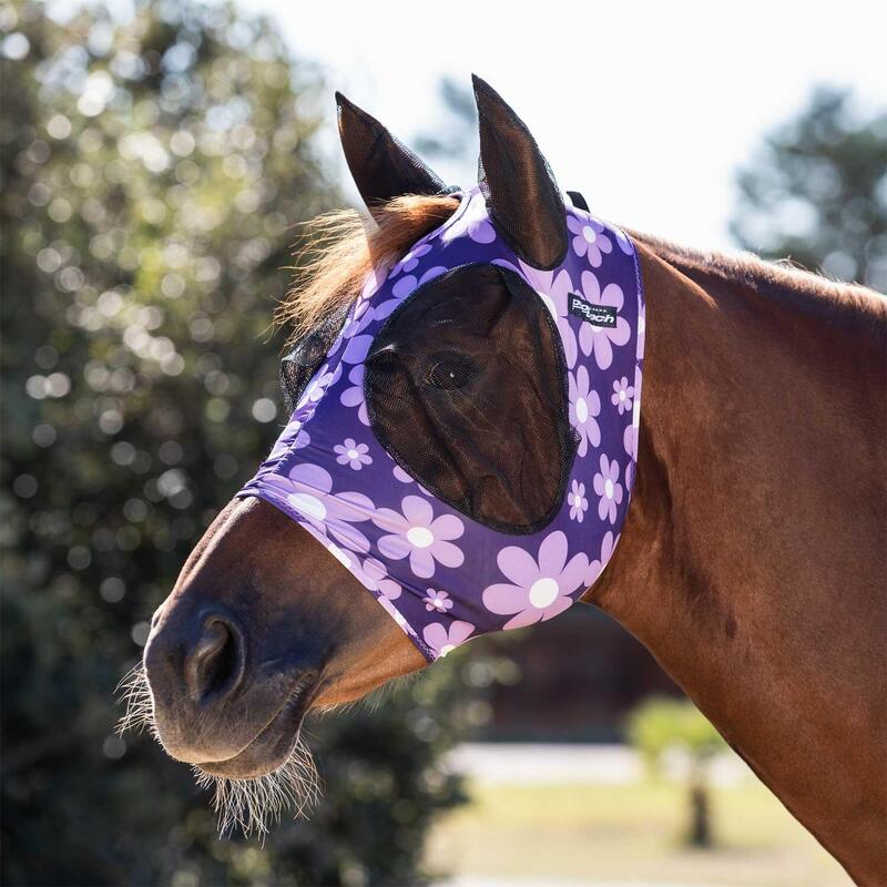 Masque volant de cheval respirant Anti-moustique et hotte de cheval à  l'épreuve des insectes