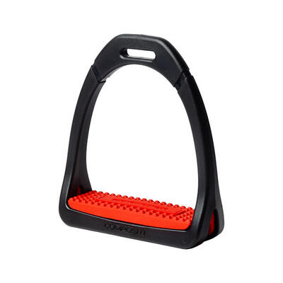 Premium stijgbeugels in polymeer met gekleurd loopvlak