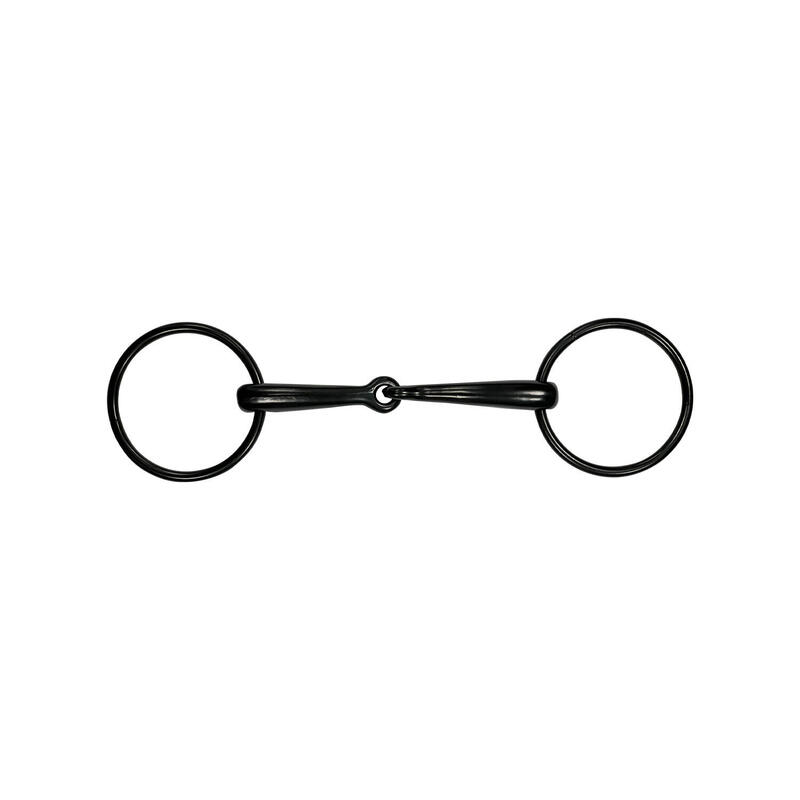 Black Iron Western Ring Snaffle Bit