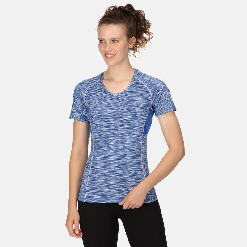Laxley T-shirt de fitness à manches courtes pour femme