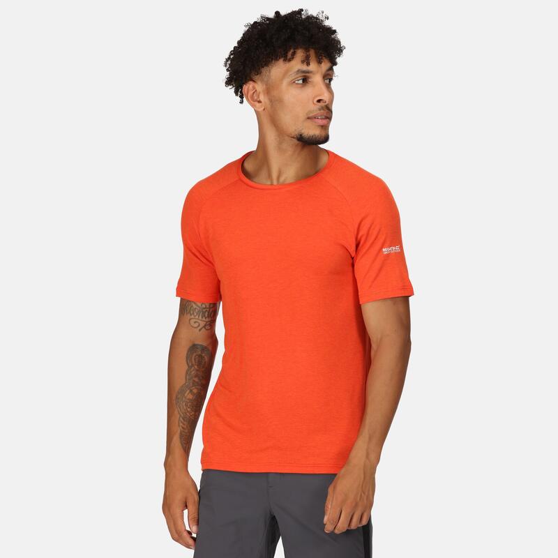 Ambulo Herren-Walking-T-Shirt mit kurzen Ärmeln