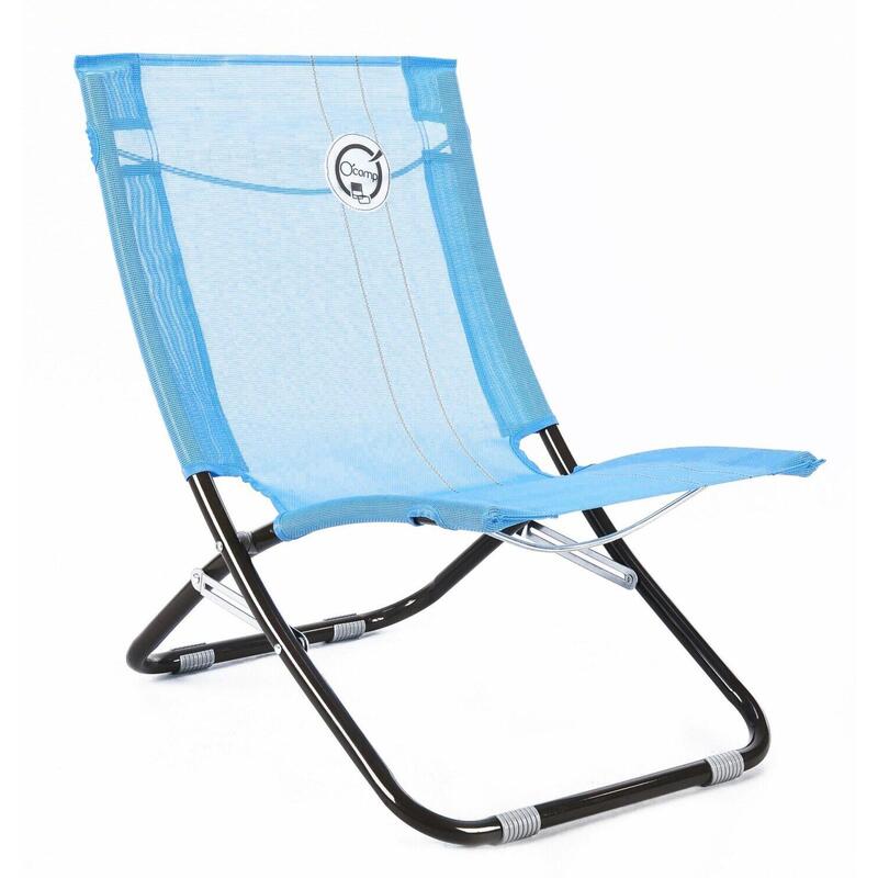 Chaise de plage pliable - Bleu turquoise