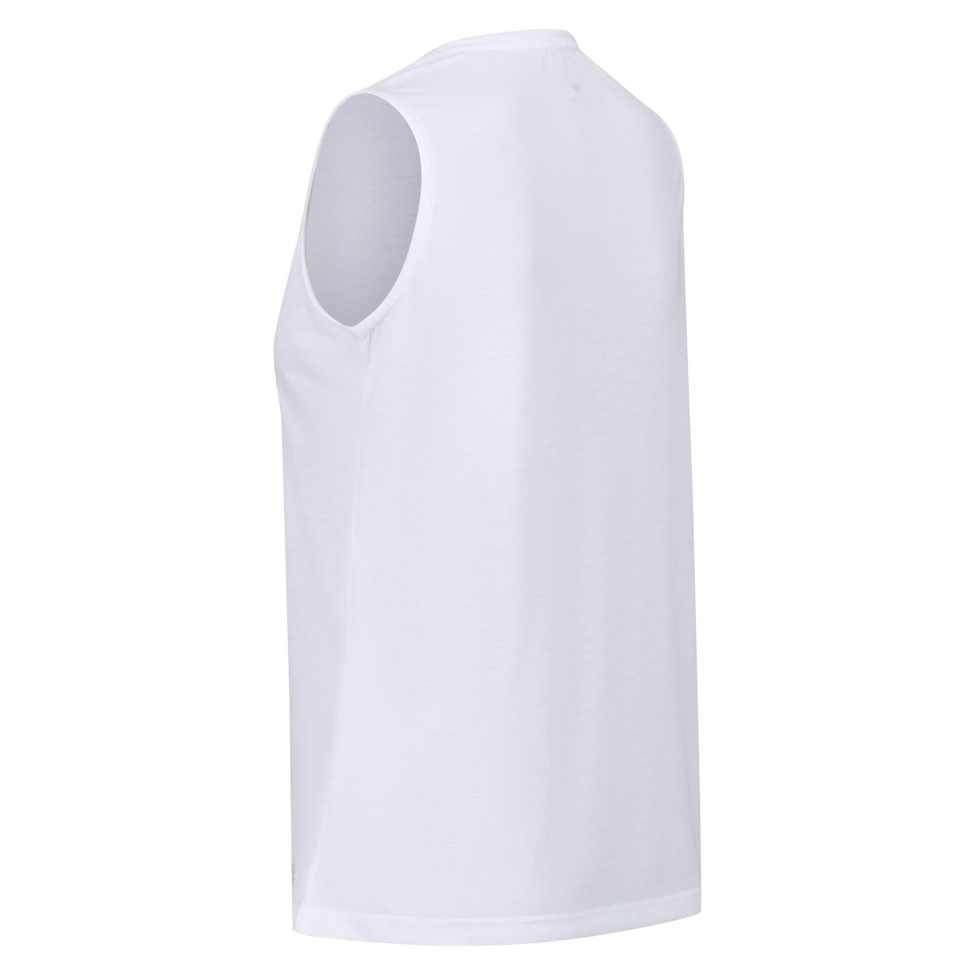 Womens/Ladies Freedale II Graphic Print Vest Top (White) 4/5