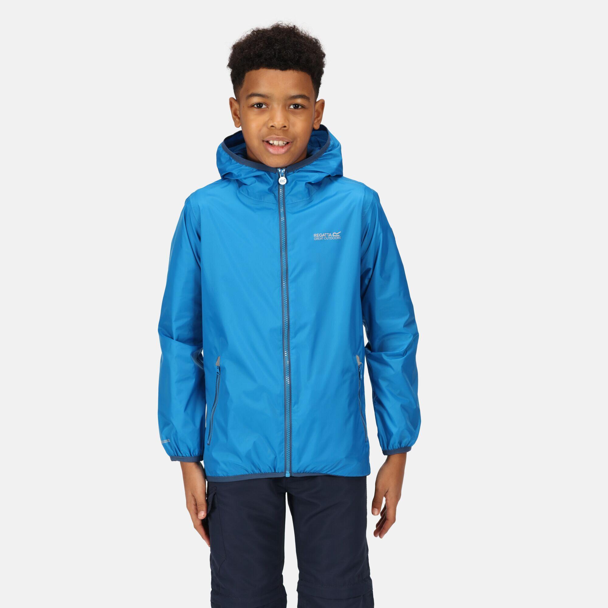 Veste de randonnee impermeable pliable enfant Lever II REGATTA Decathlon