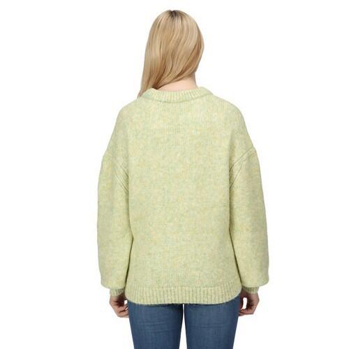 Womens/Ladies Kaylani Knitted Jumper (Basil Green) 4/5